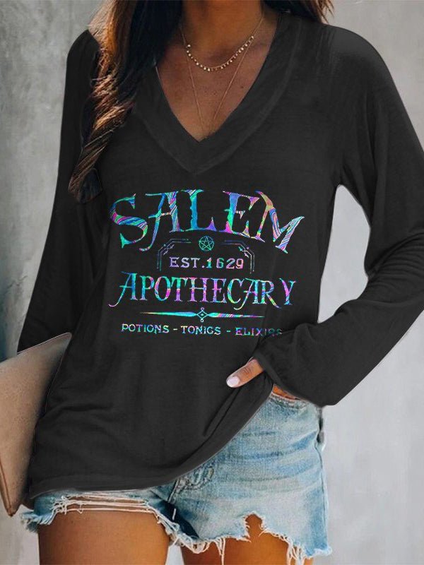 Salem Apothecary Printed Women's T-shirt