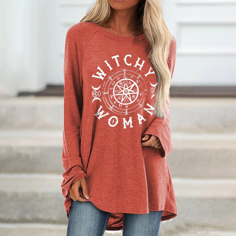 Witchy Woman Printed Loose T-shirt