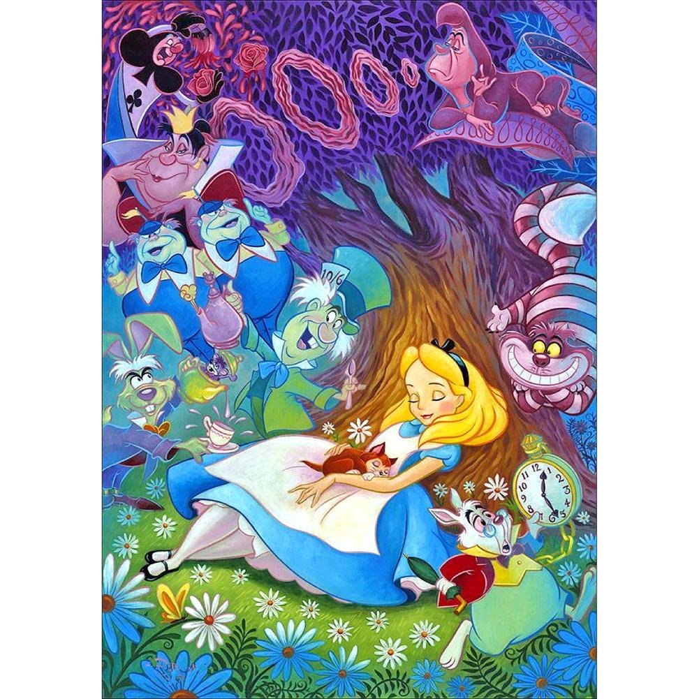 Full Round Diamond Painting Alice in Wonderland (40*30cm)