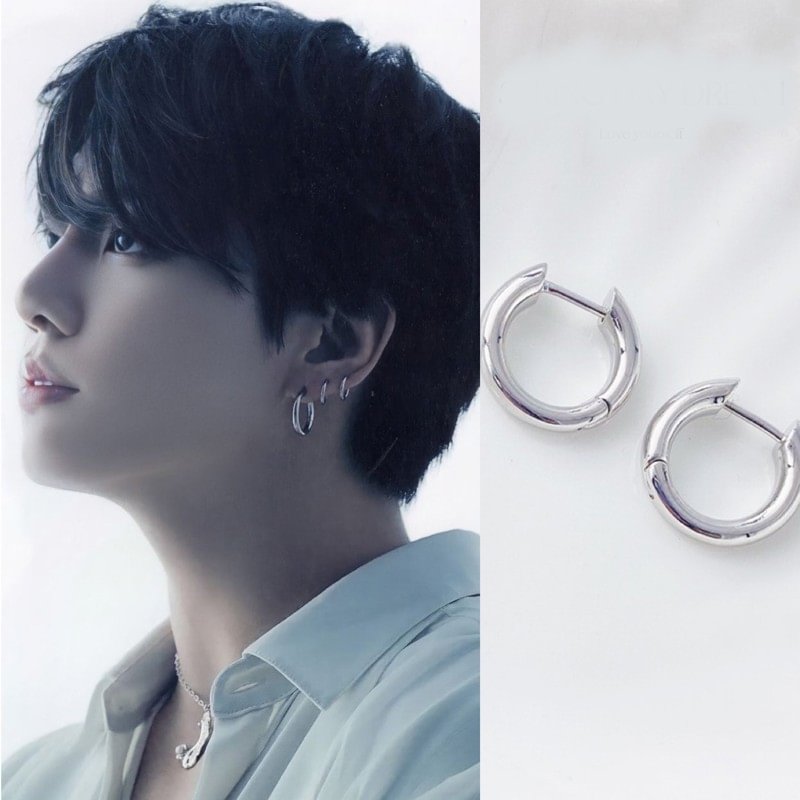 BTS Proof Jungkook Same Round Earrings