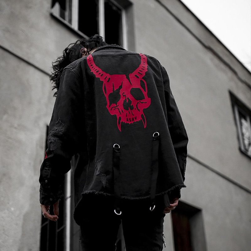 "Demon" Goth Jacket / Techwear Club / Techwear