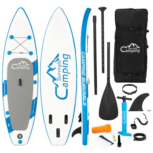 11 Feet PEXMOR Paddle Board Inflatable Surfboard Blue and White、、sdecorshop