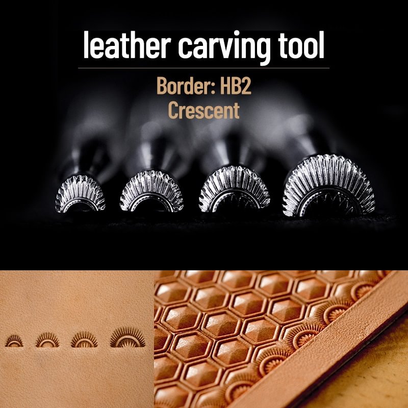 Leathercraft Decorative Edge Carving Stamp Tool