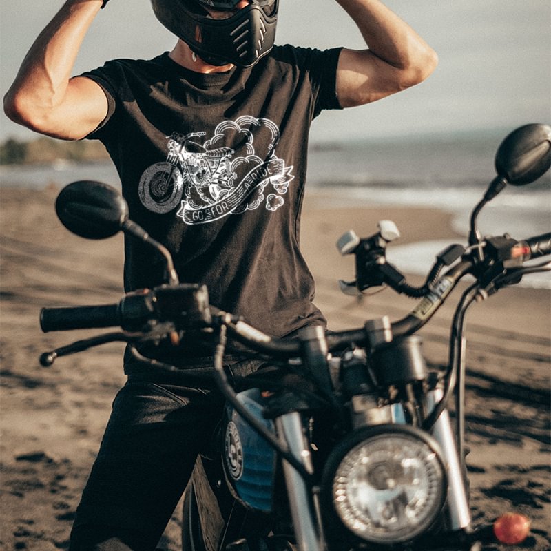 UPRANDY Go For A Ride Printed Men's T-shirt Designer -  UPRANDY