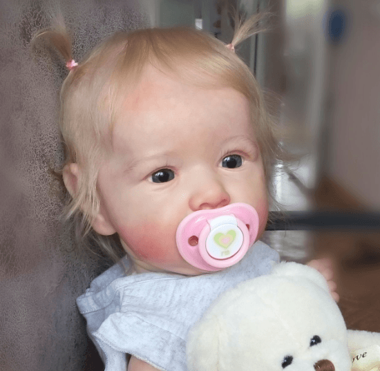 Real Life Silicone Reborn Doll Shop 12'' Realistic Reborn Mini Toddler Baby Girl Doll Sloane 2022 -Creativegiftss® - [product_tag]