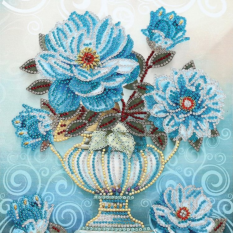 Vase - Special Shaped Diamond Painting - 30*30CM