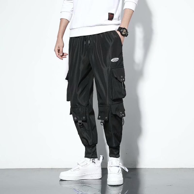 Functional Multi-pocket Cargo Trousers / Techwear Club / Techwear