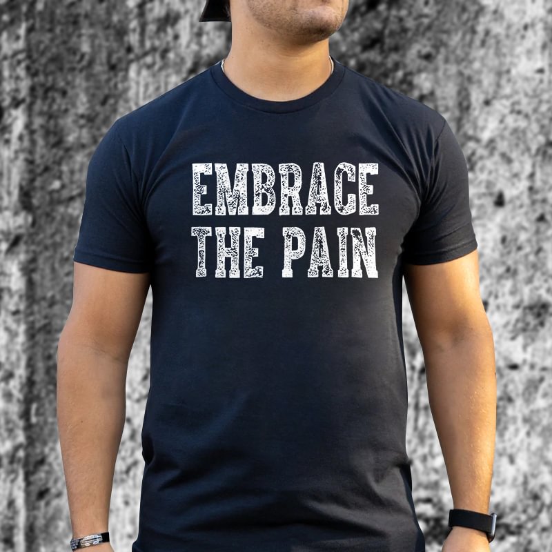 Livereid Embrace The Pain Printed T-shirt - Livereid