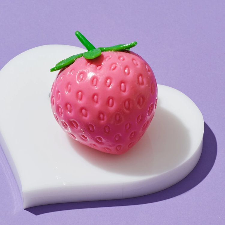 Pink Strawberry Stress Ball-Mayoulove