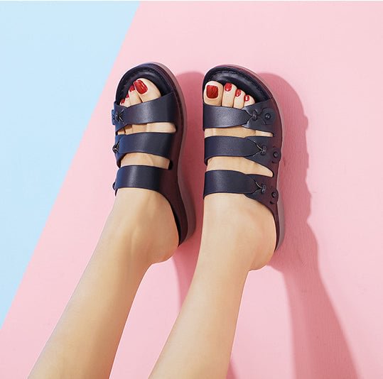 Summer Comfort Round Toe Sandals