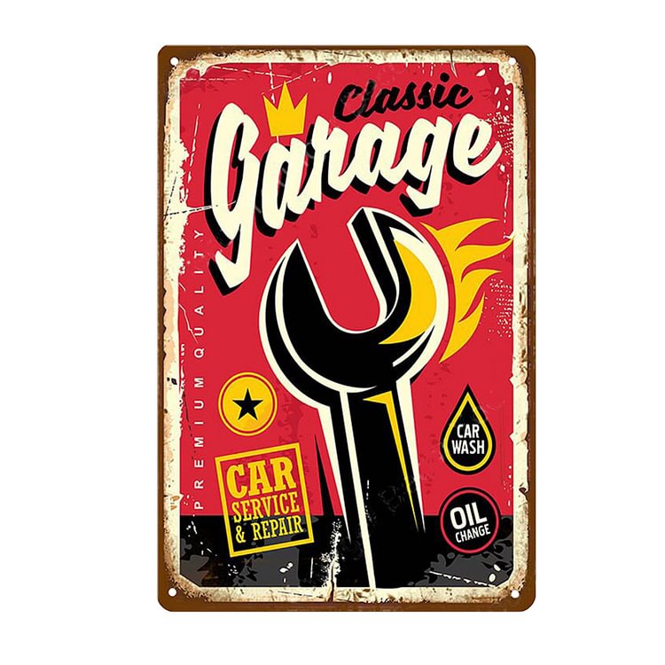 Busted Knuckle Garage - Vintage Tin Signs