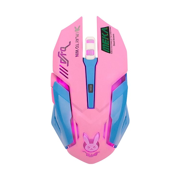 2.4GHz Wireless Optical Mouse Backlight 2400DPI Adjustable Mute Gaming Mice