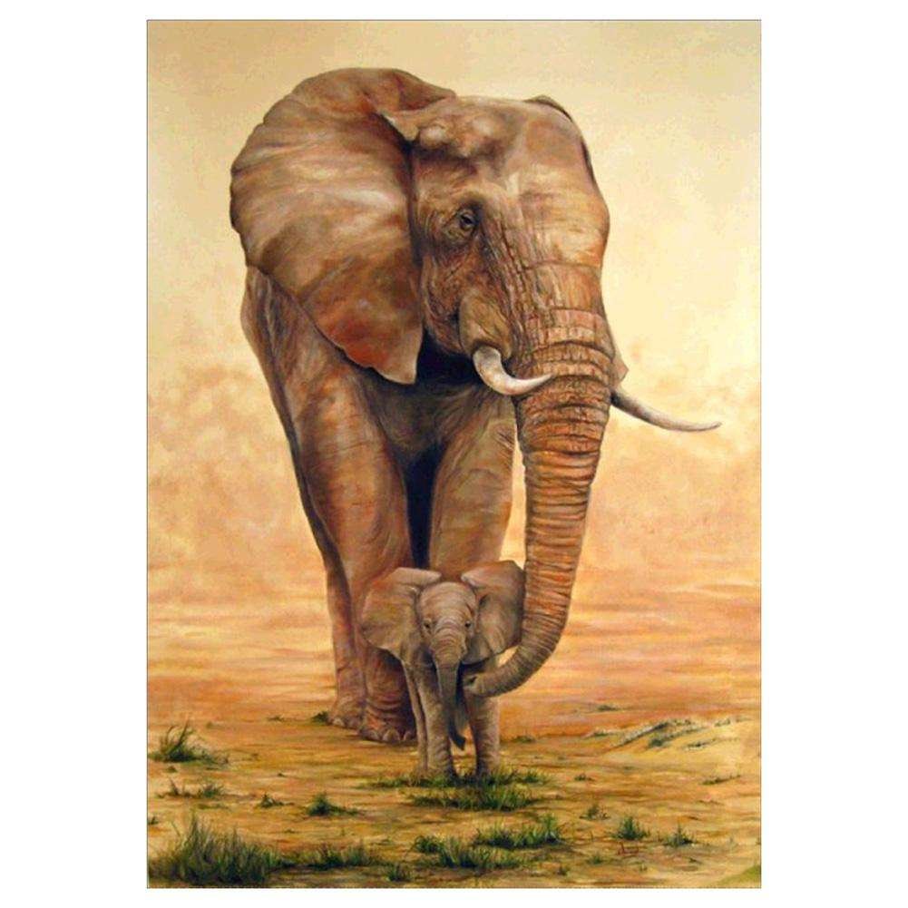 Full Square Diamond Painting Elephant 5D