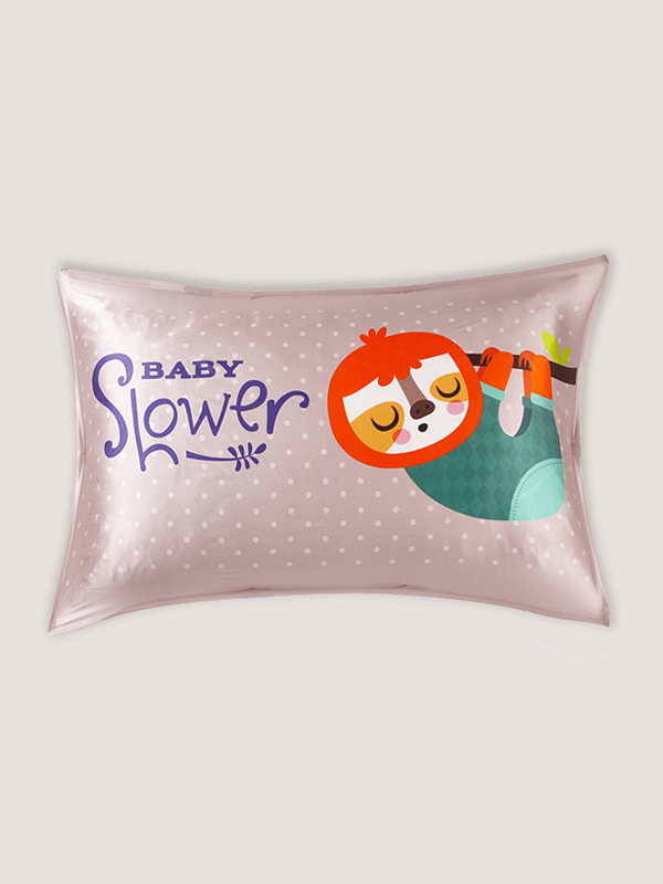 Baby Shower Single Side Silk Pillowcase