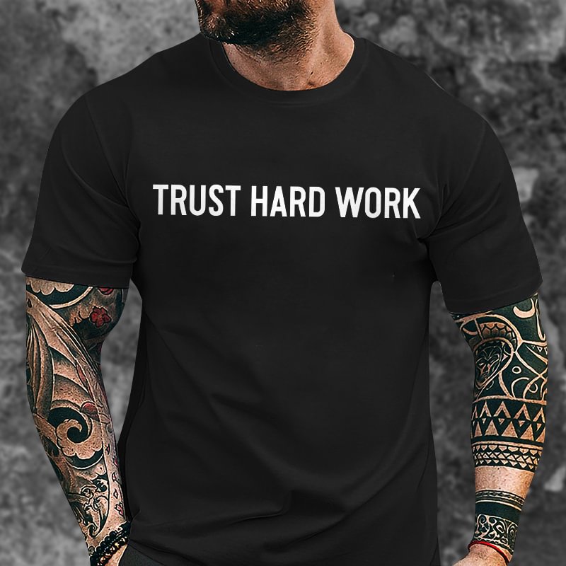 Livereid Trust Hard Work T-shirt - Livereid