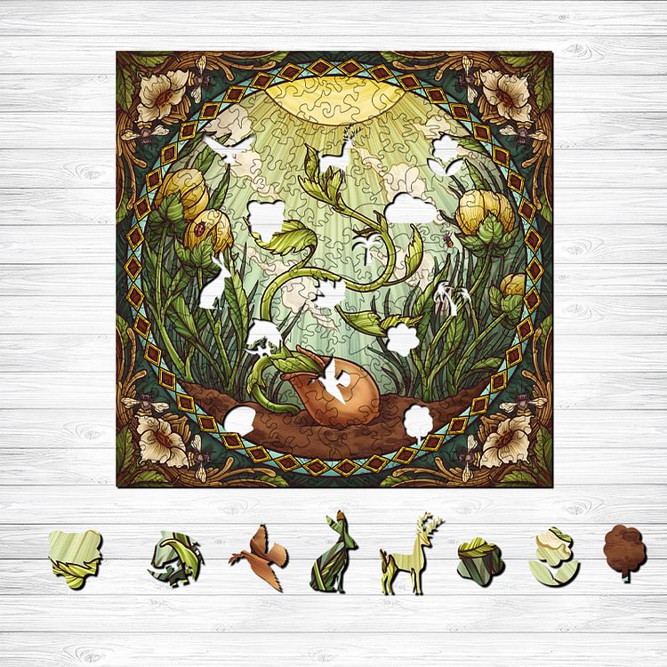 New Life Wooden Jigsaw Puzzle