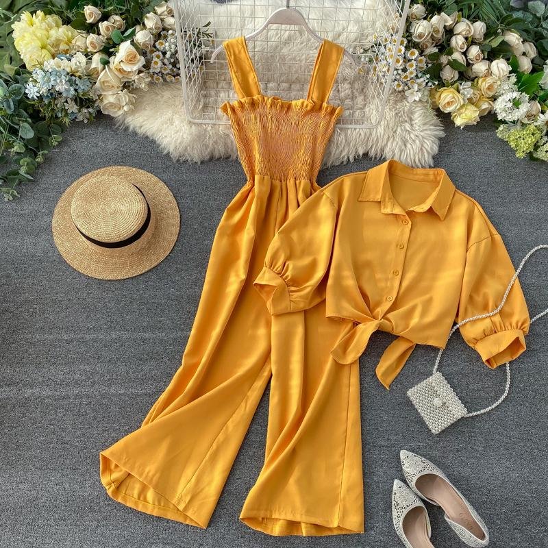 Casual Rompers Two-Piece Set P10590