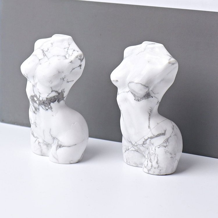 2.64" Howlite Woman Model Body Crystal Carving Crystal wholesale suppliers