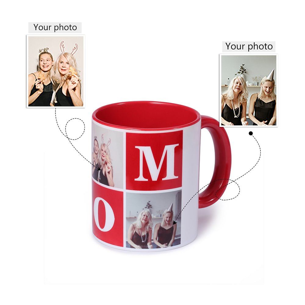 Best Mom Collage  Mug with 3 Photos