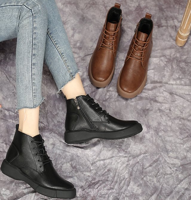 LookYno -  Vintage British Style Casual Martin Boots