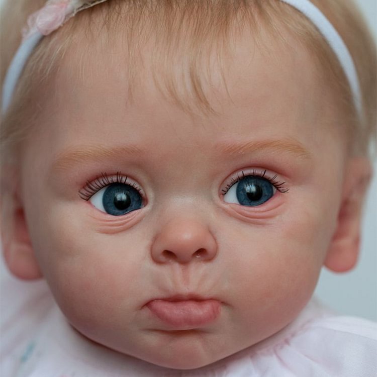  20'' Setlla Realistic Soft Baby Girl Doll With Blonde Hair Lovely skimming Little Toddlers - Reborndollsshop.com®-Reborndollsshop®