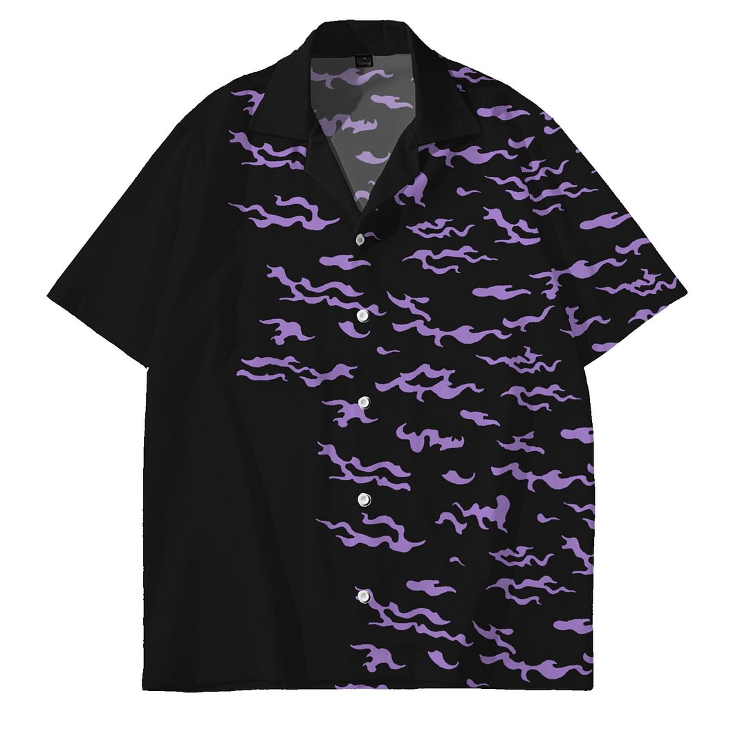 Men's Casual Printed Shirt / Techwear Club / Techwear