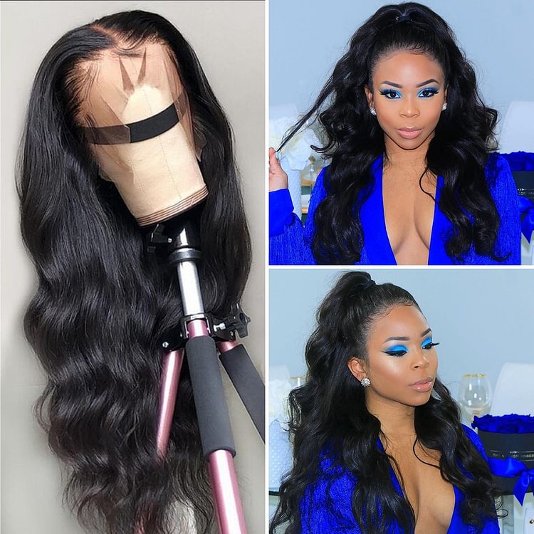 💥 Affordable  💥 Undetectable T Part Frontal Lace Wigs | Black Wavy Hair Wigs | Natural Hairline