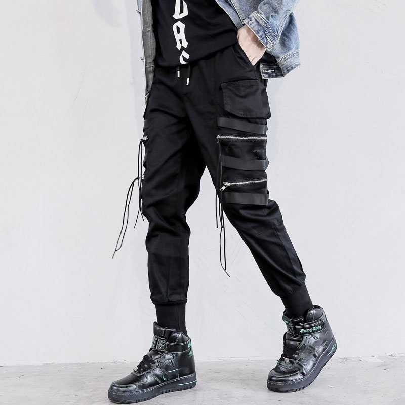 Multi-pocket Functional Cargo Pants / Techwear Club / Techwear