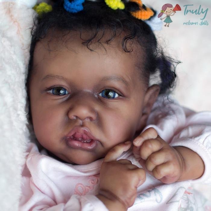 [African American Reborn Baby Girls] Under $50 Realistic Preemie Mini Toddler Silicone Babies 12 inch Madison -Creativegiftss® - [product_tag]
