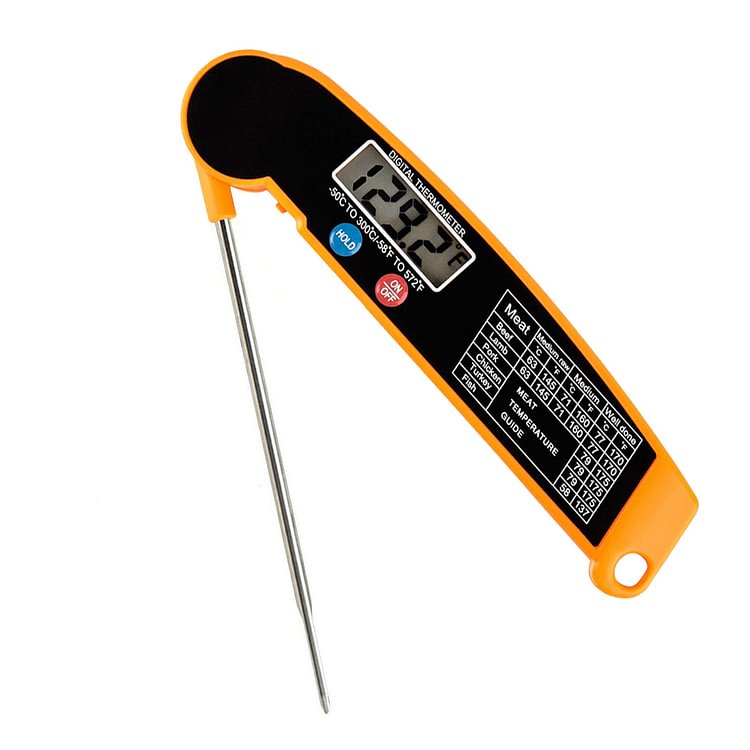 Digital Kitchen Food Foldable Thermometer with Probe for Milk Food BBQ Tool