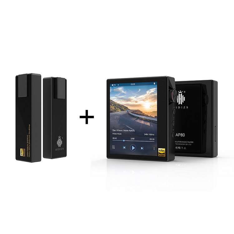 Hidizs S9 Pro DAC & AMP + AP80 Aluminum Alloy Music Player Bundle-Hidizs