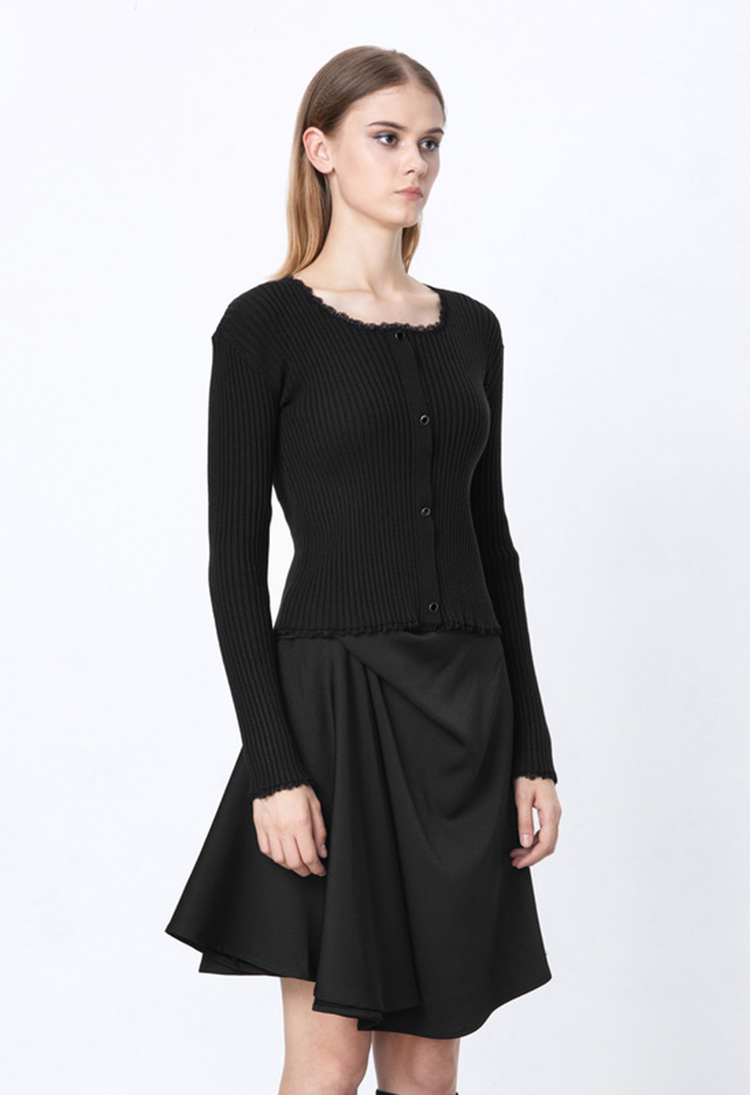 fitted waist sweater