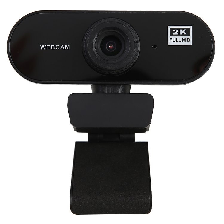 2K HD Webcam with Built-in Mic USB Driver Free Web Camera for PC Computer