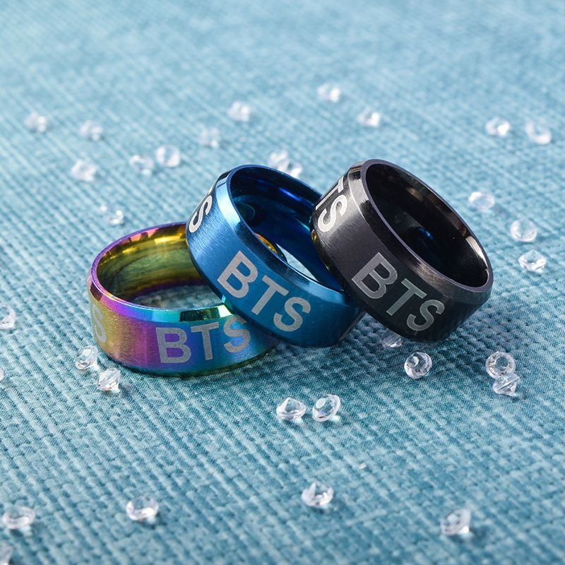 방탄소년단 Member Name + Birthday Engraved Ring