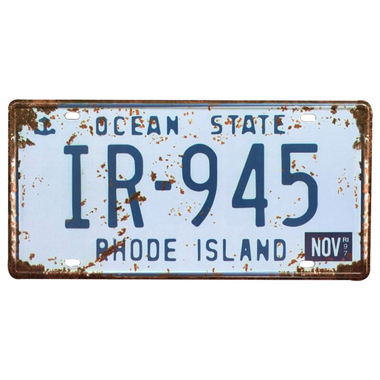 IR-945 - Car Plate License Tin Signs/Wooden Signs - 30x15cm