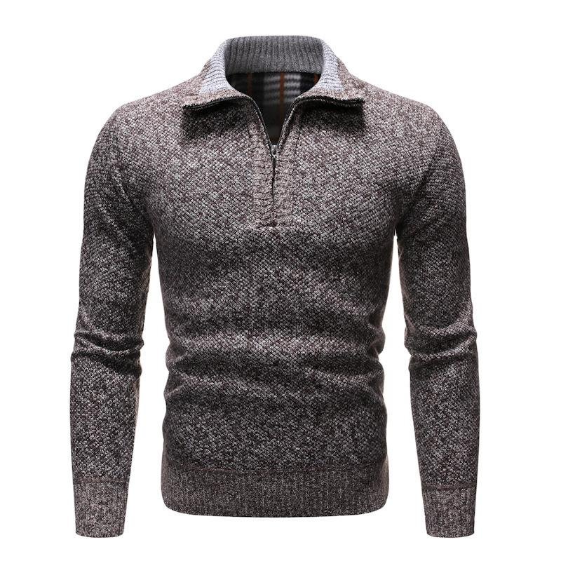 Mens Outdoor Plus Fleece Warm Knitted Sweater / [viawink] /