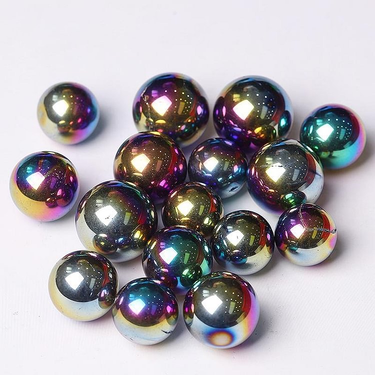High Quality Titanium Aura Crystal Spheres Crystal Balls for Healing Crystal wholesale suppliers