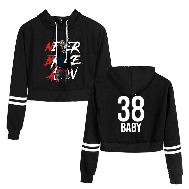 YoungBoy Cropped Tops NBA Hoodie For Teenagers Boys Girls-Mayoulove