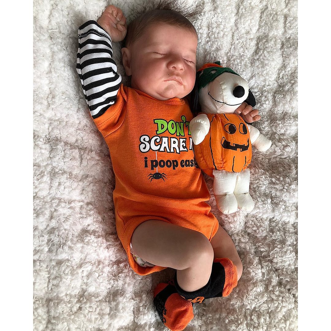 [🎃Halloween Sale] 20'' Truly Touch Real Reborn Baby Sleeping Doll Named Dream