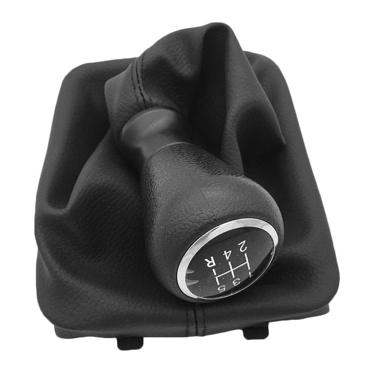5 Speed Gear Shift Knob Shifter Lever Stick Boot Cover For Peugeot 206 406