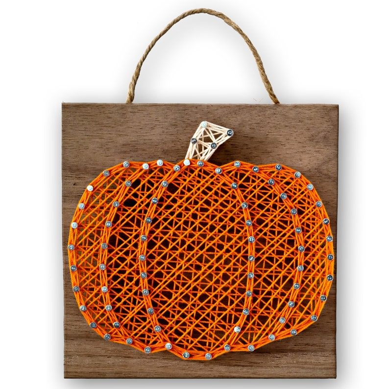 String Art - Pumpkin-Ainnpuzzle