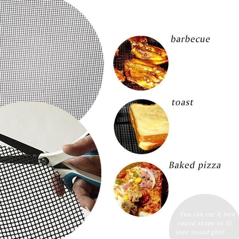 Reusable Nonstick PTFEFiberglass Grill Mat