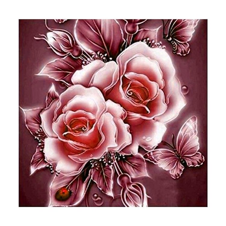 Rose 5D diamant peinture broderie bricolage Artisanat Cross Stitch Home Decor cadeau