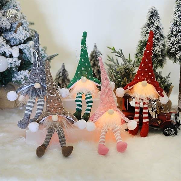 Funny Hat Hanging Decoration  Christmas Gnomes Deco