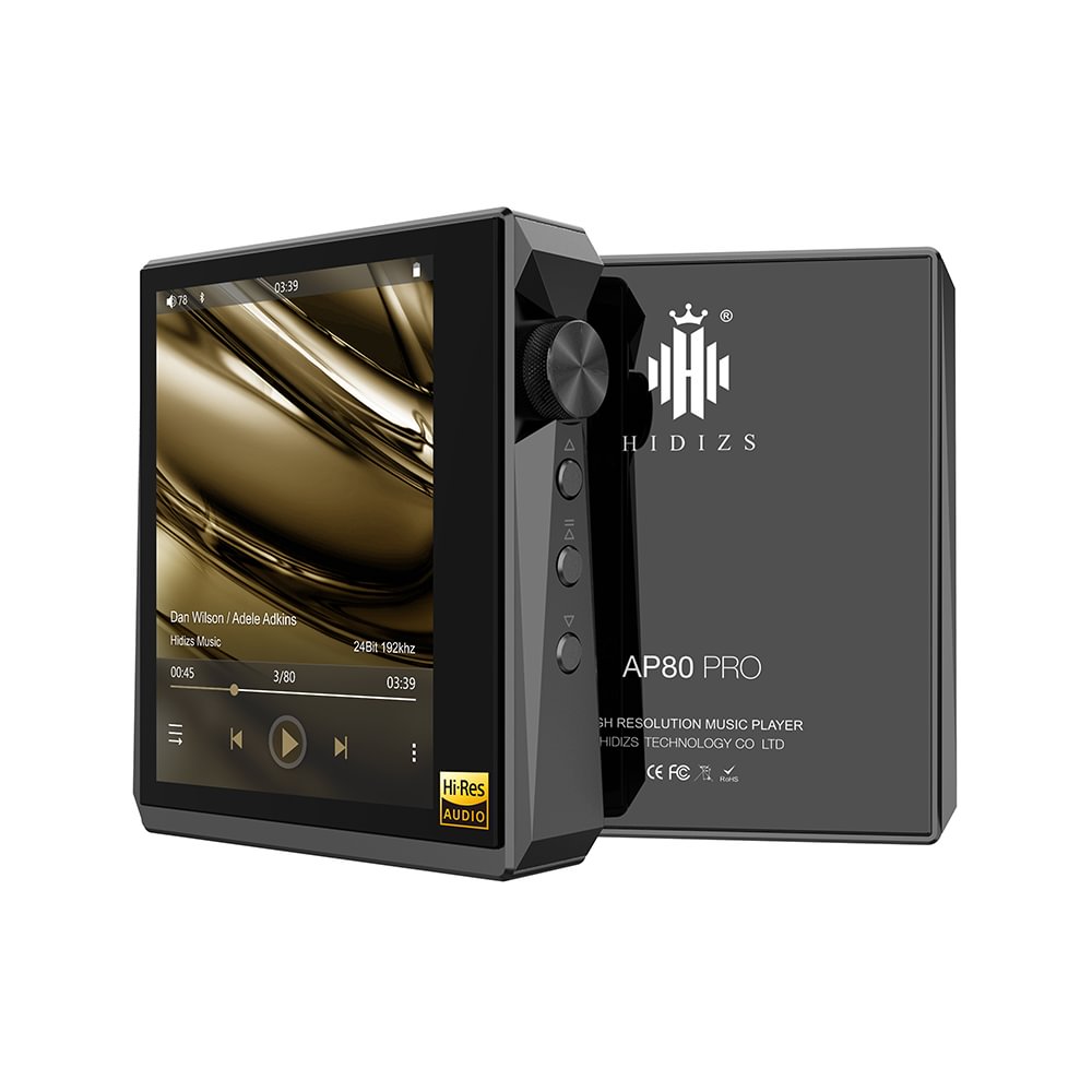 AP80 Pro Music Player + MS2 Earphones Bundle-Hidizs