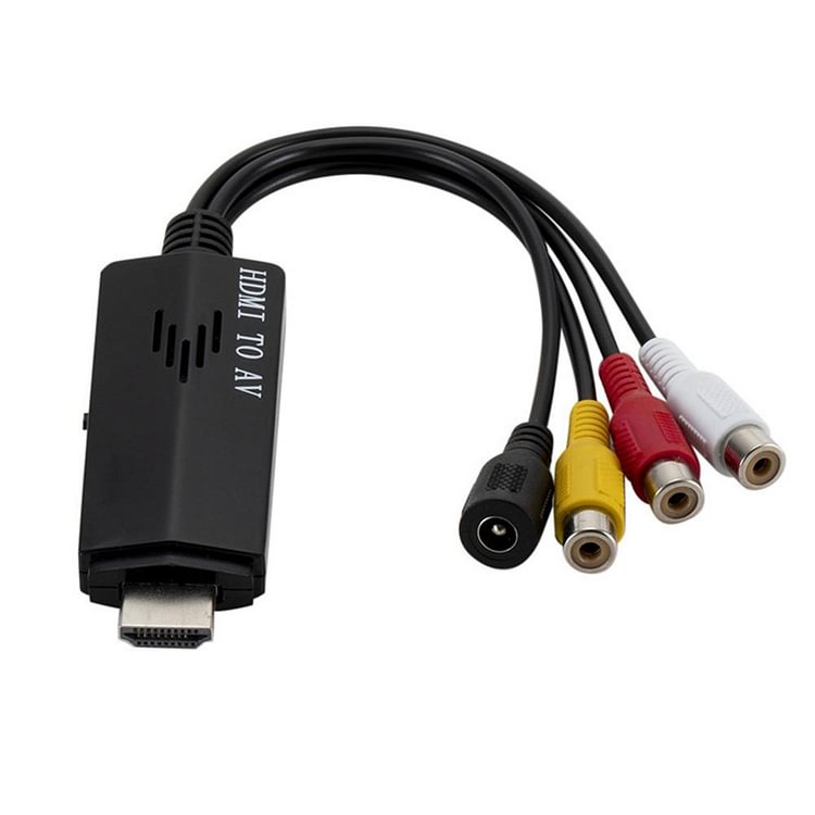 1080P HDTV HDMI to AV RCA Conversion Cable Male to 3RCA AV Audio Video Composite Female Connector Convert Adapter Cord