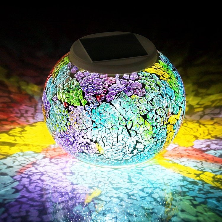 Solar Powered Glass Ball Led Garden Lights - Sean - Codlins