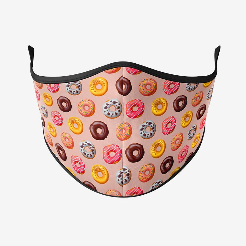 Donut Pattern Reusable Face Mask-Maskup