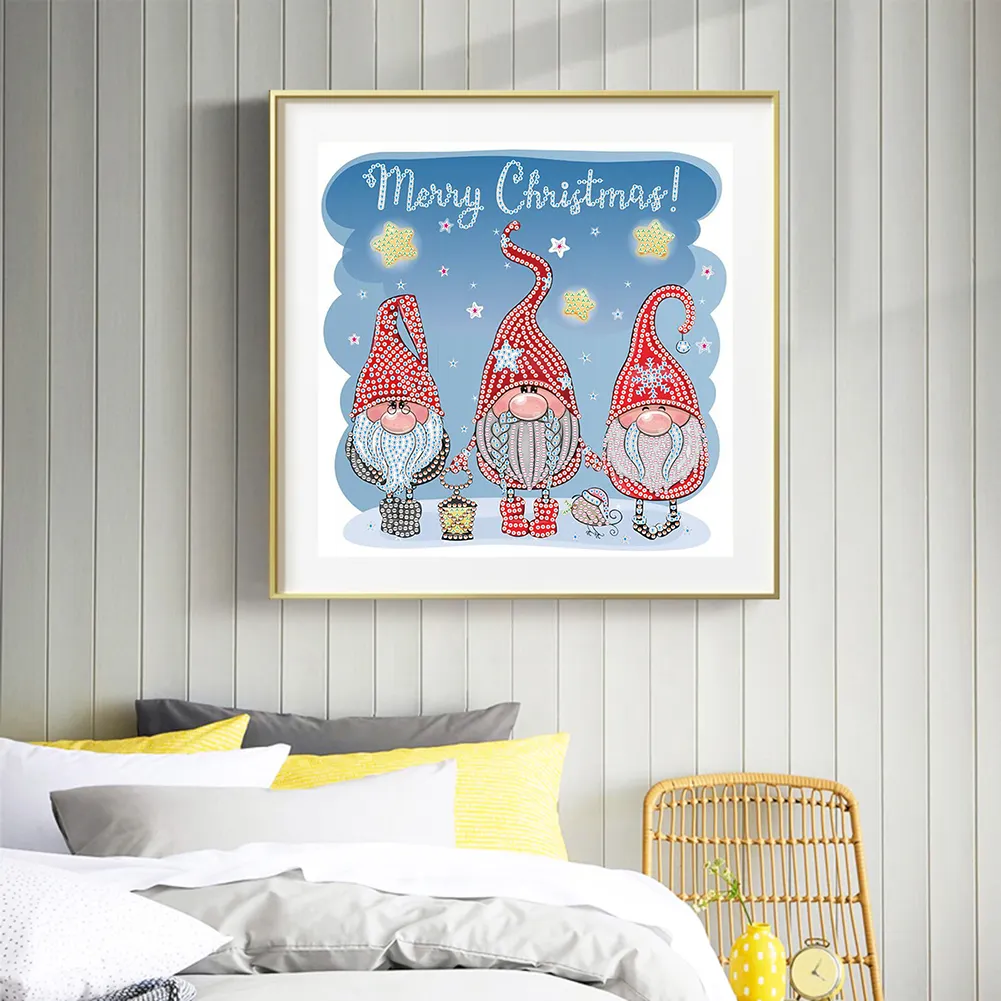 Diamond Painting - Crystal Rhinestone - Christmas Gnome