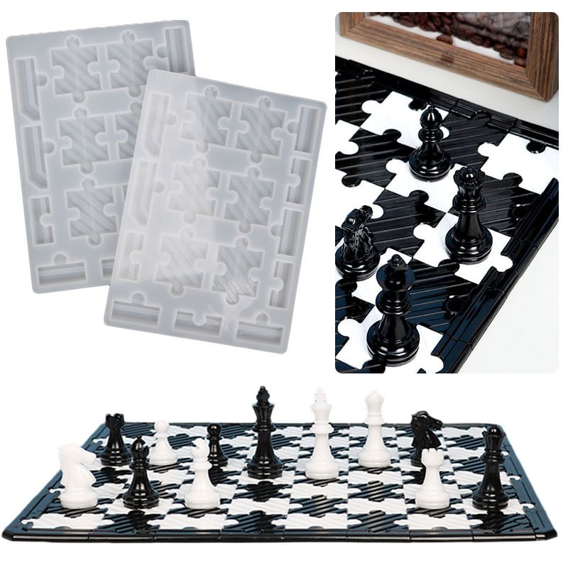 3D Chess Resin Mold Set